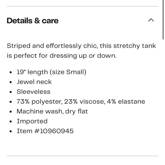 rag & bone Black and White Striped Sleeveless Tank - Picture 6 of 7